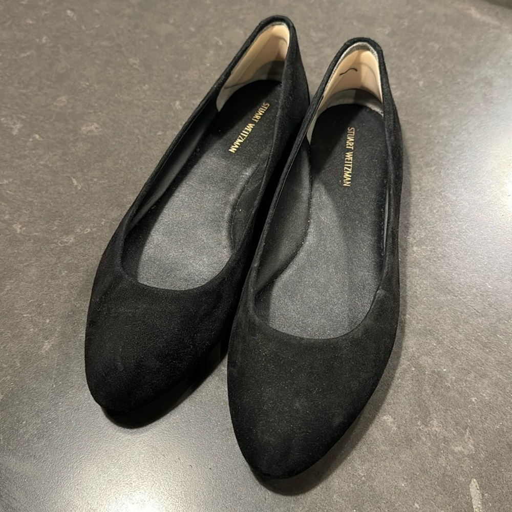 Stuart Weitzman Flats - black suede